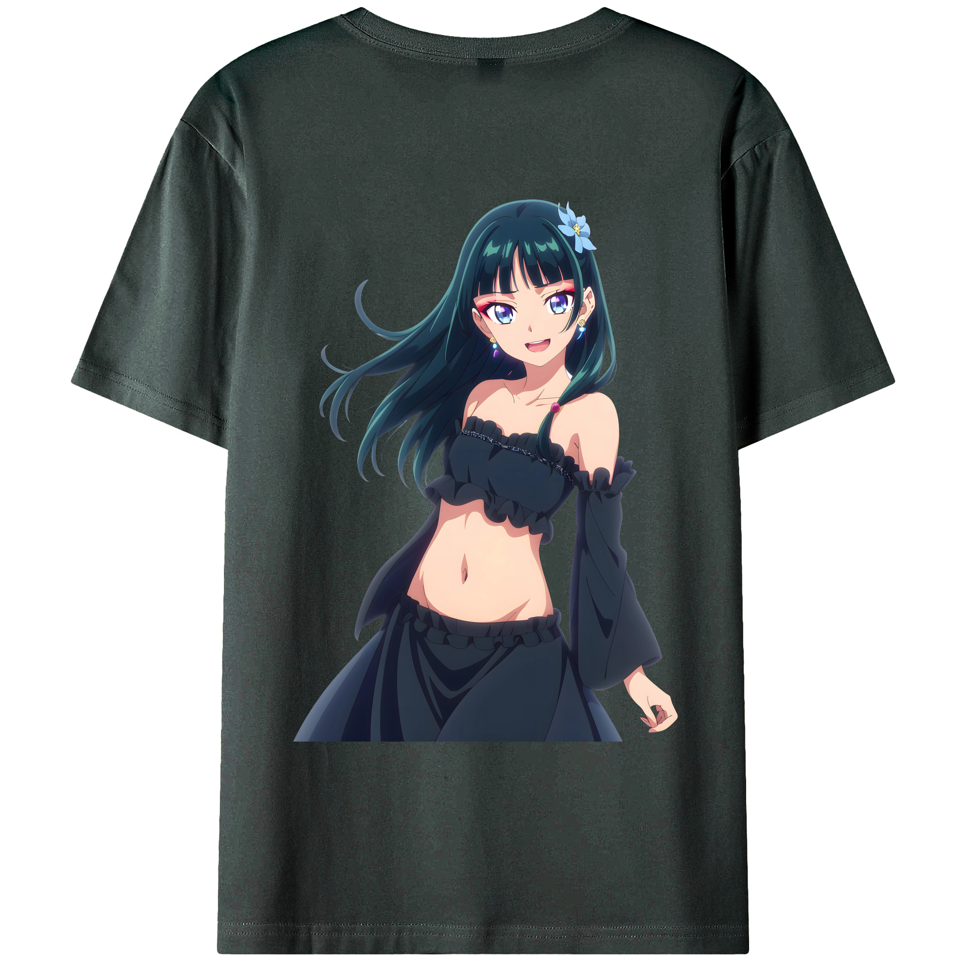 （画像用） 薬屋のひとりごと The Apothecary Diaries 綿100％ メンズ半袖Tシャツ（バックプリント） 通気性